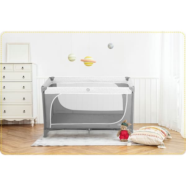 Matkasänky 125x65x78 cm RK-241 Harmaa