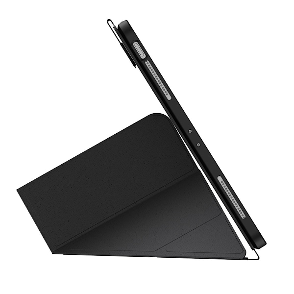 Fodral, magnetiskt skal, Y-typ stativ för iPad Pro 11'' / Air 4-5 10,9'' - grå