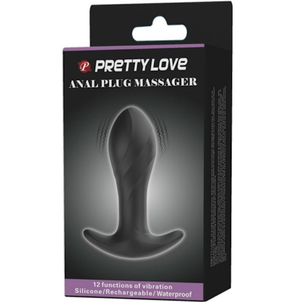 Pretty Love - Sort Anal Vibrator