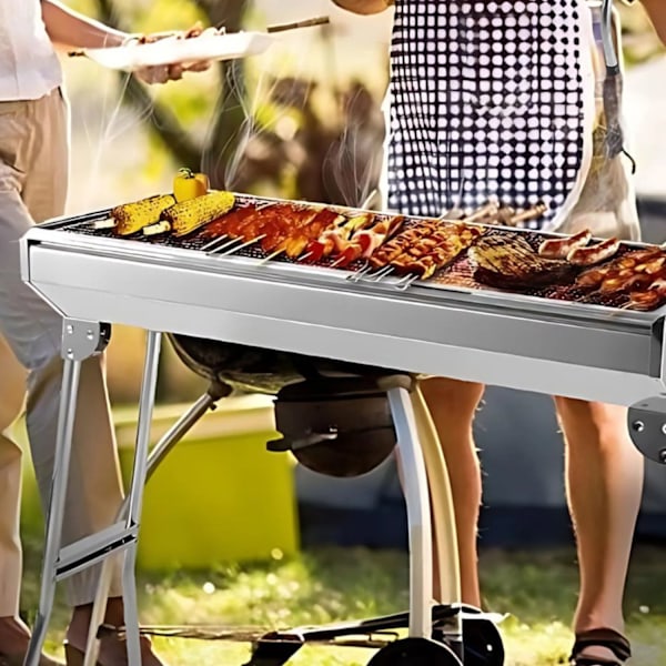 Herzberg HG-8112: Grillgrill med bæretaske