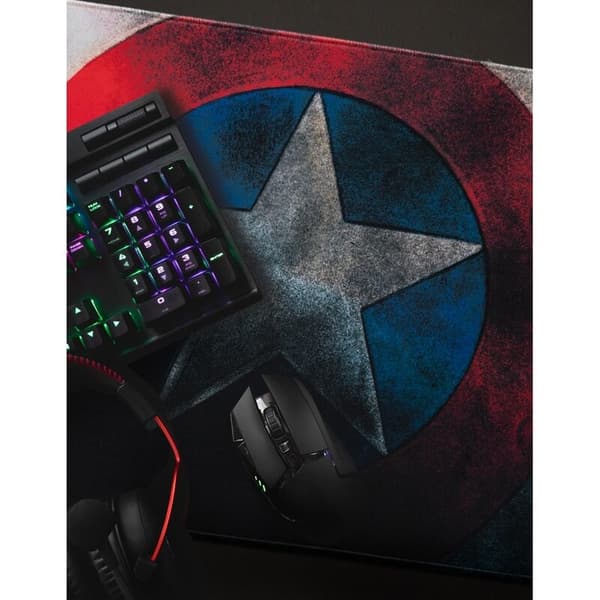 Captain America spillebordsmåtte, stor størrelse, holdbart materiale