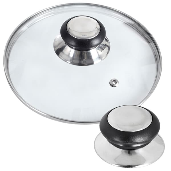 Utbytesknoppar för lock, rostfritt stål och plast, 14-30 cm