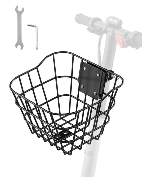 Cykelkorg fram, fast fäste i stål, kapacitet 9 kg