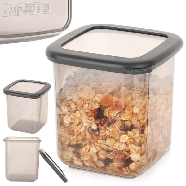 Säiliö irtotuotteille kannella 800 ml