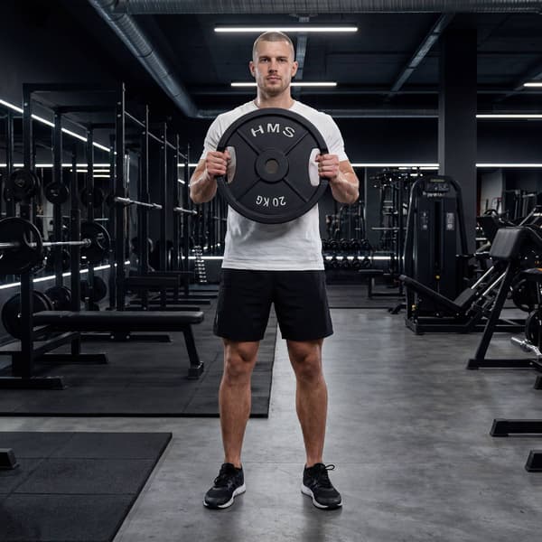 Olympisk viktskiva, svart gjutjärn, 1,25 kg