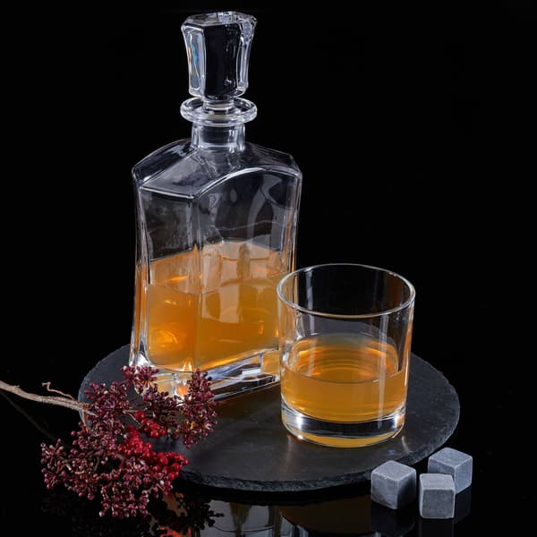 5-delad whiskyset Karaff och glas