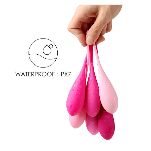 Leslie - Kegel Fit bäckenmuskelträningsset 6 vikter