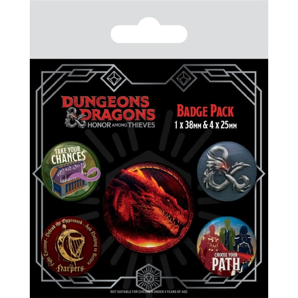 Dungeons & Dragons Pin-Back Buttons 5-pack film
