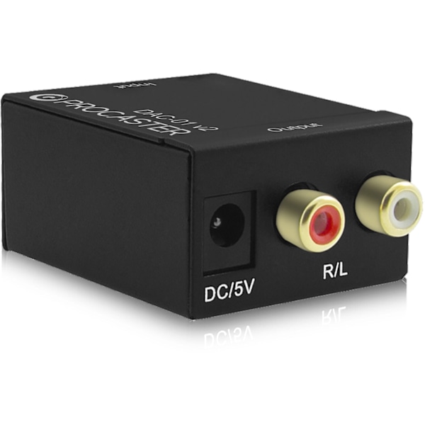 ProCaster DAC-01 v2 - D/A-omvandlare, S/PDIF -> stereo RCA