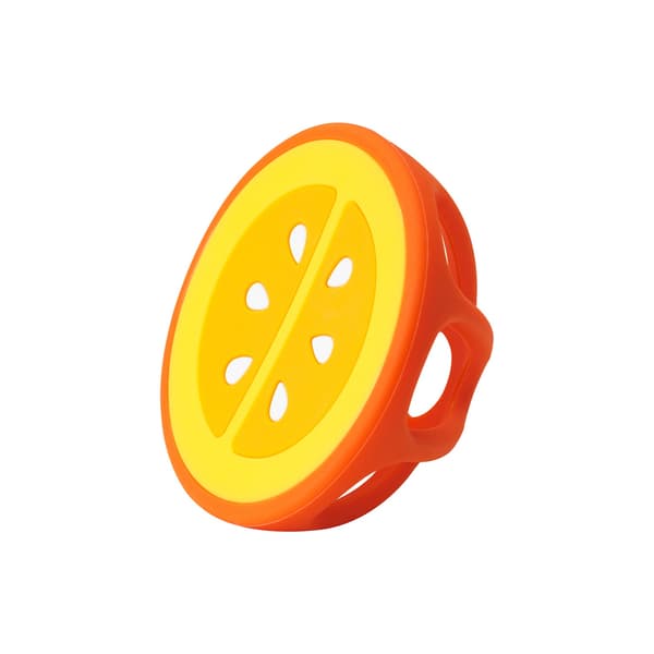 Infantino lugnande silikonbitring, orange