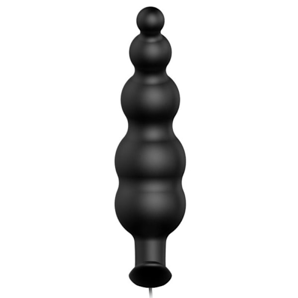 Pretty Love - Anal Plug Silikone Ekstra Stimulation Og 12 Vibrationstilstande Sort