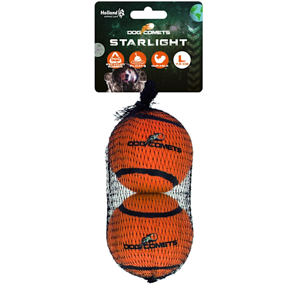 Koirakomeetat Starlight Star Tennisbal L Oranje 2st