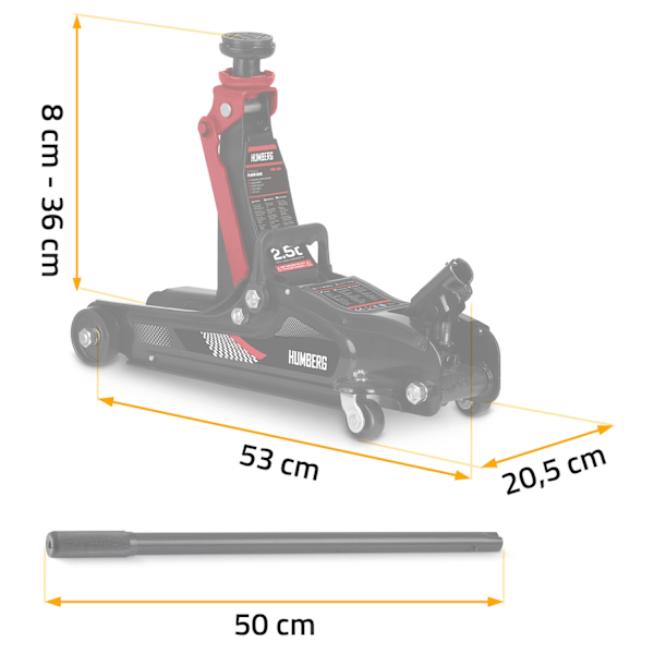 Humberg HM-380 billyft 2,5 t