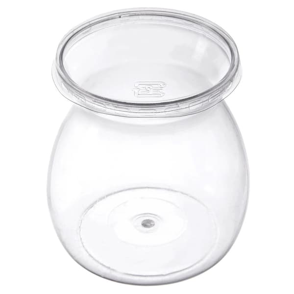 Dessertkoppar med lock, 160 ml, set om 6