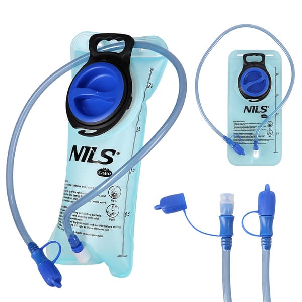 2L vesipussi, sininen – Camping Hydration Pack
