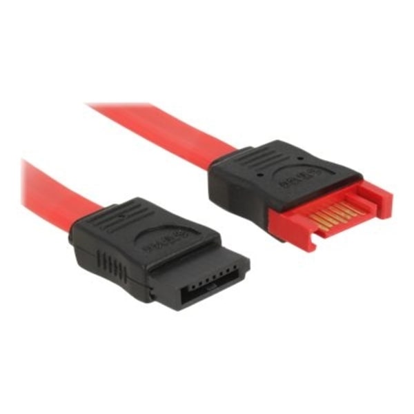 Delock - SATA-förlängningskabel - Serial ATA 150/300/600 - SATA (hane) till SATA (hona) - 30 cm