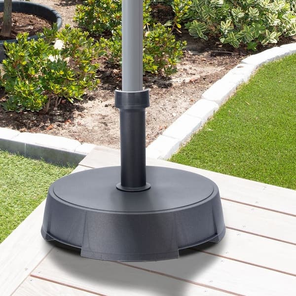 Robust og tung base til udendørs parasol