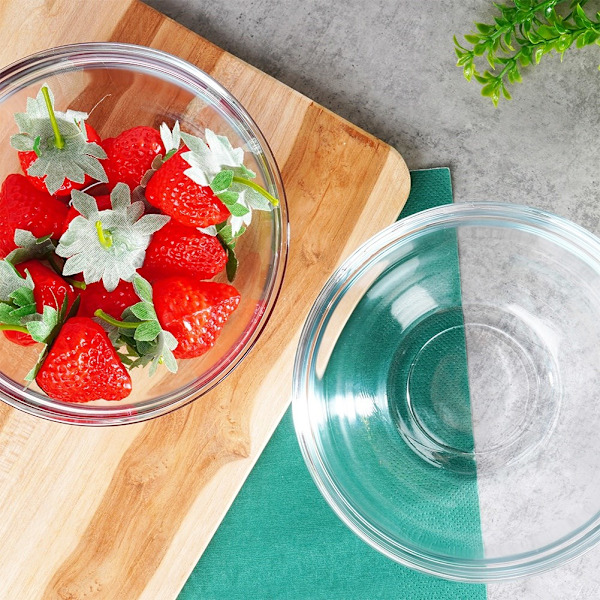 Glasskåle 14 cm, 500 ml 2 stk.