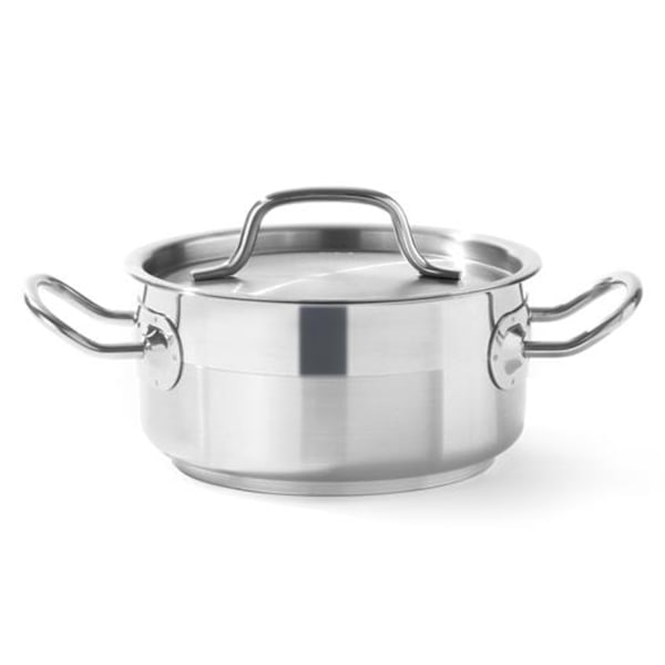 Profi Line lav gryde med låg, 4,8 l, diameter. 240 x 105 timer - Hendi 830406