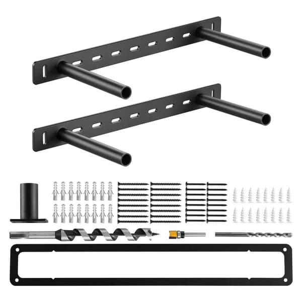 Flytande hyllkonsoler, dolda, 2-pack, 40 cm, 60 kg