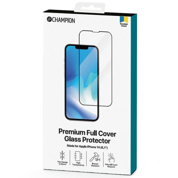 Näytönsuoja iPhone 13/13 Pro/14 Musta