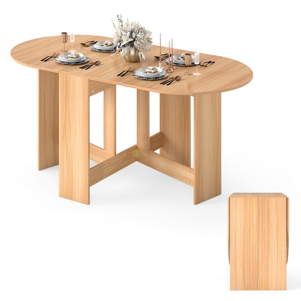 Runt hopfällbart balkongbord – Platsbesparande, mångsidig design