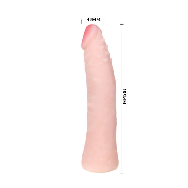 Baile - Realistic Skin Touch Silikoni Dildo 19 cm Random Box Color