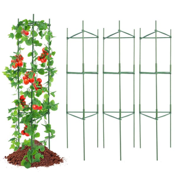 Tomatburar 6-pack, 48-tums stapelbara växtstöd