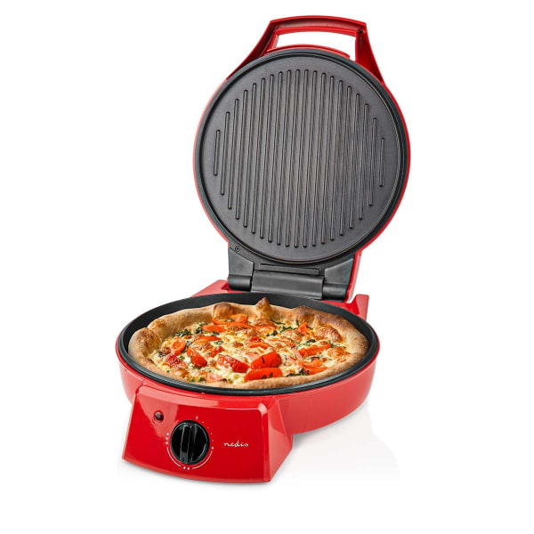 Pizzajärn och Grill | 30 cm | Justerbar temperaturkontroll | 180