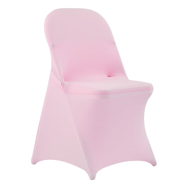 Stolsöverdrag, 50-pack rosa stretchspandexöverdrag