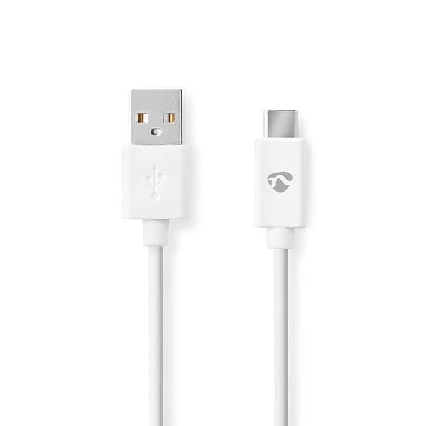 USB-C - USB-C -kaapeli, 3m, 60W, 480 Mbps, musta