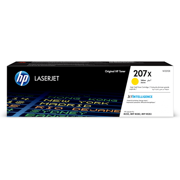 HP 207X - laser tonerpatron, gul