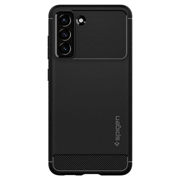 Spigen Samsung Galaxy S21 FE Rugged Armor Cover - Mat Sort