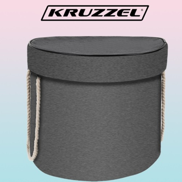 Kurv til legetøj/klodser med måtte Kruzzel 19556