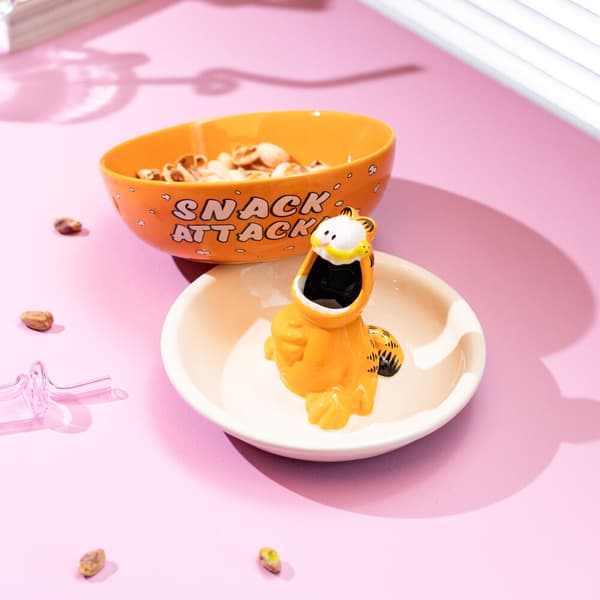 3D Snack Bowl til Garfield fans, sjovt design, holdbart materiale