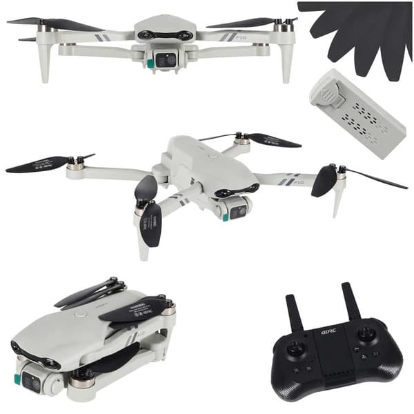 Fjernstyret drone med GPS og FPV-kamera, 3,7V batteri
