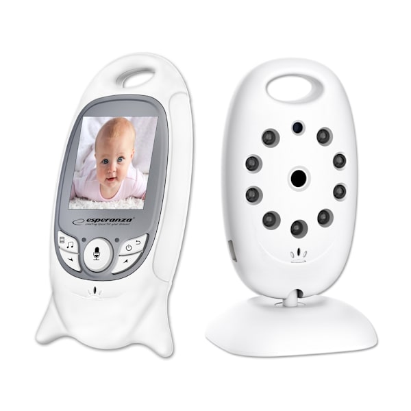 Esperanza Babyalarm 2.0" Gregorio LCD Hvid
