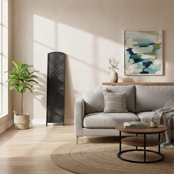 6-panels rumdeler, foldbar skærm