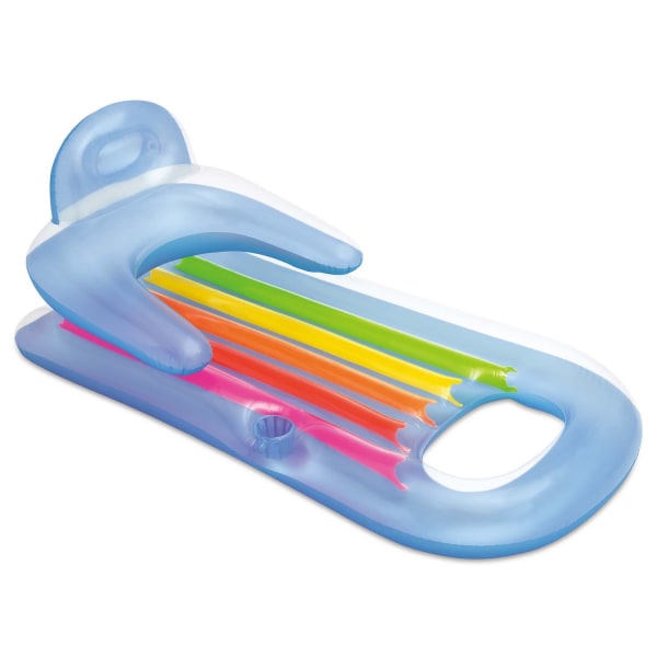 Oppustelig bademadras Intex 58802 blå