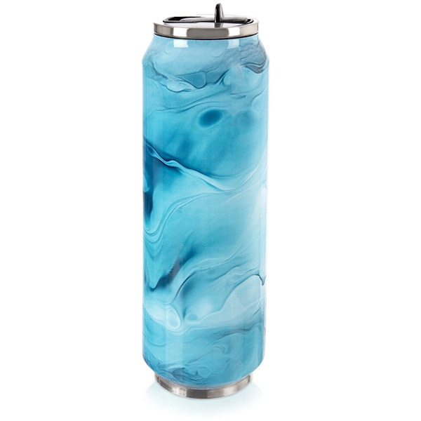 Termokrus, rustfrit stål, 700 ml, blå