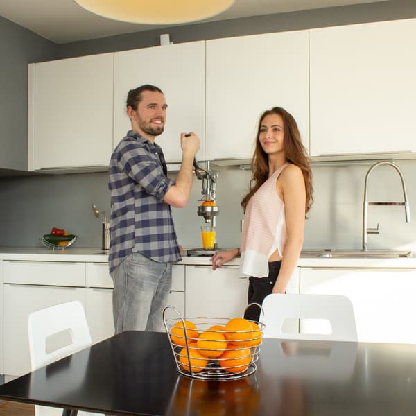 Juicer manuel rustfrit stål