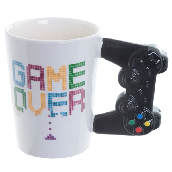 Game Over Controller Håndtag Krus, 11 oz Gaming Coffee Cup