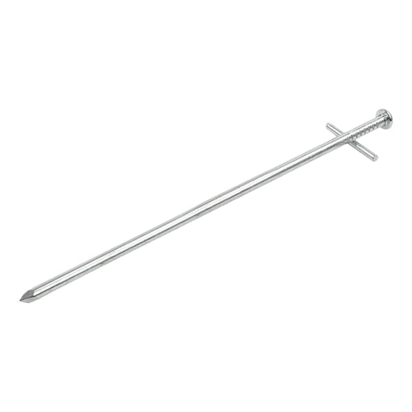 Klippepind 23cm metal med weldon krydsstift 6 stykker i polybag
