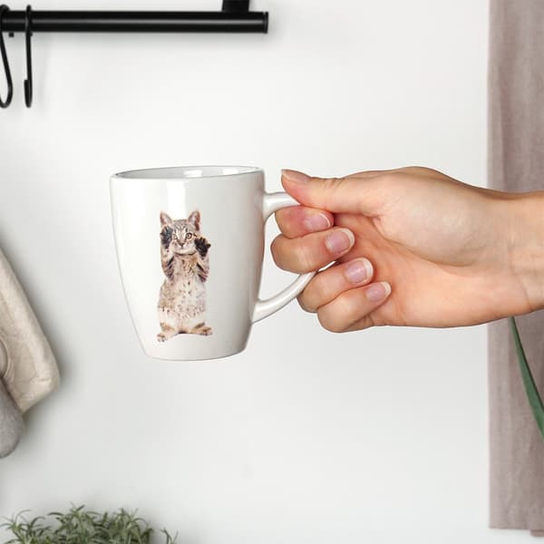 Keramiska muggar katter 220 ml 3 st.