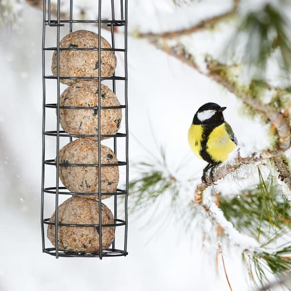 Holder til fedtkugler i sort