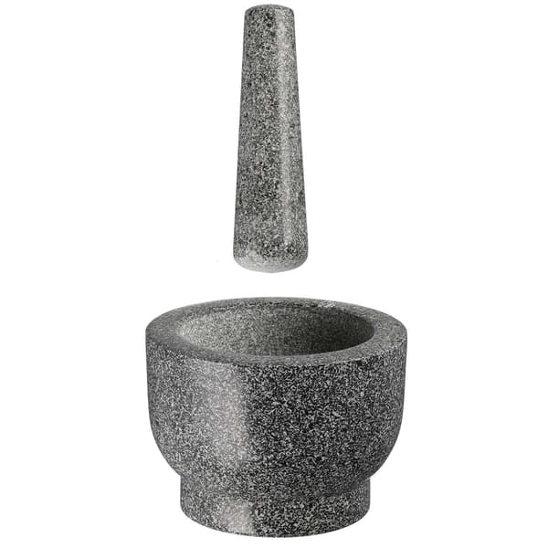 Granit morter og støder sæt, 10 cm