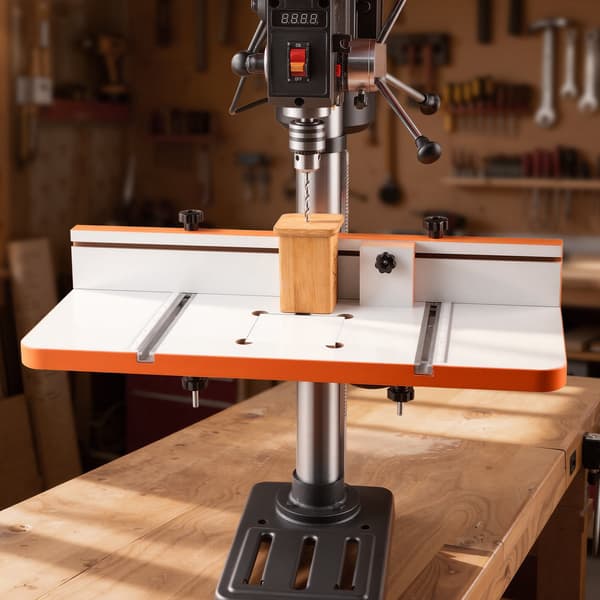 Søjleborebord 605 x 300 mm, MDF, hegn, stopklods