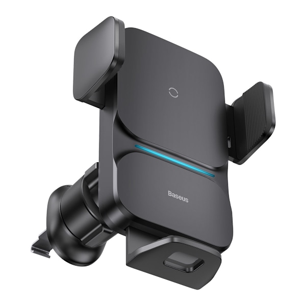 Induktiv biloplader + Wisdom grill telefonholder, sort