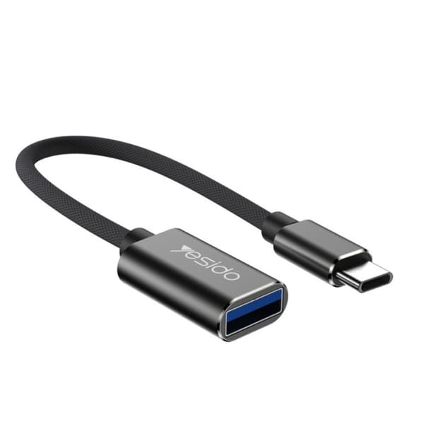 Yesido USB-A til USB-C OTG-adapter til dataoverførsel på mobiltelefon