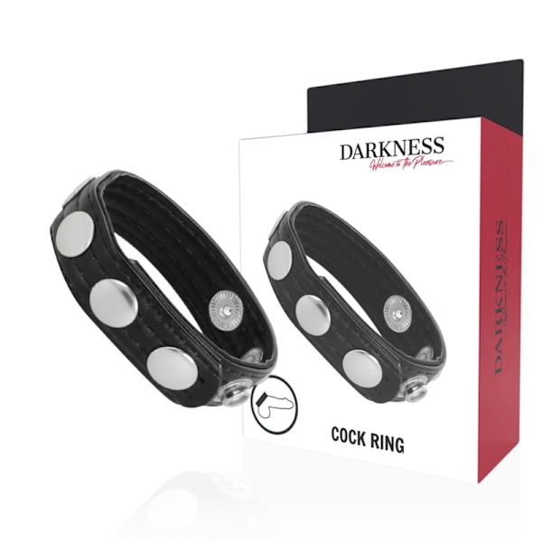 Darkness - Læder Erektionsring